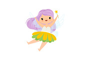 Lovely Little Winged Fairy with