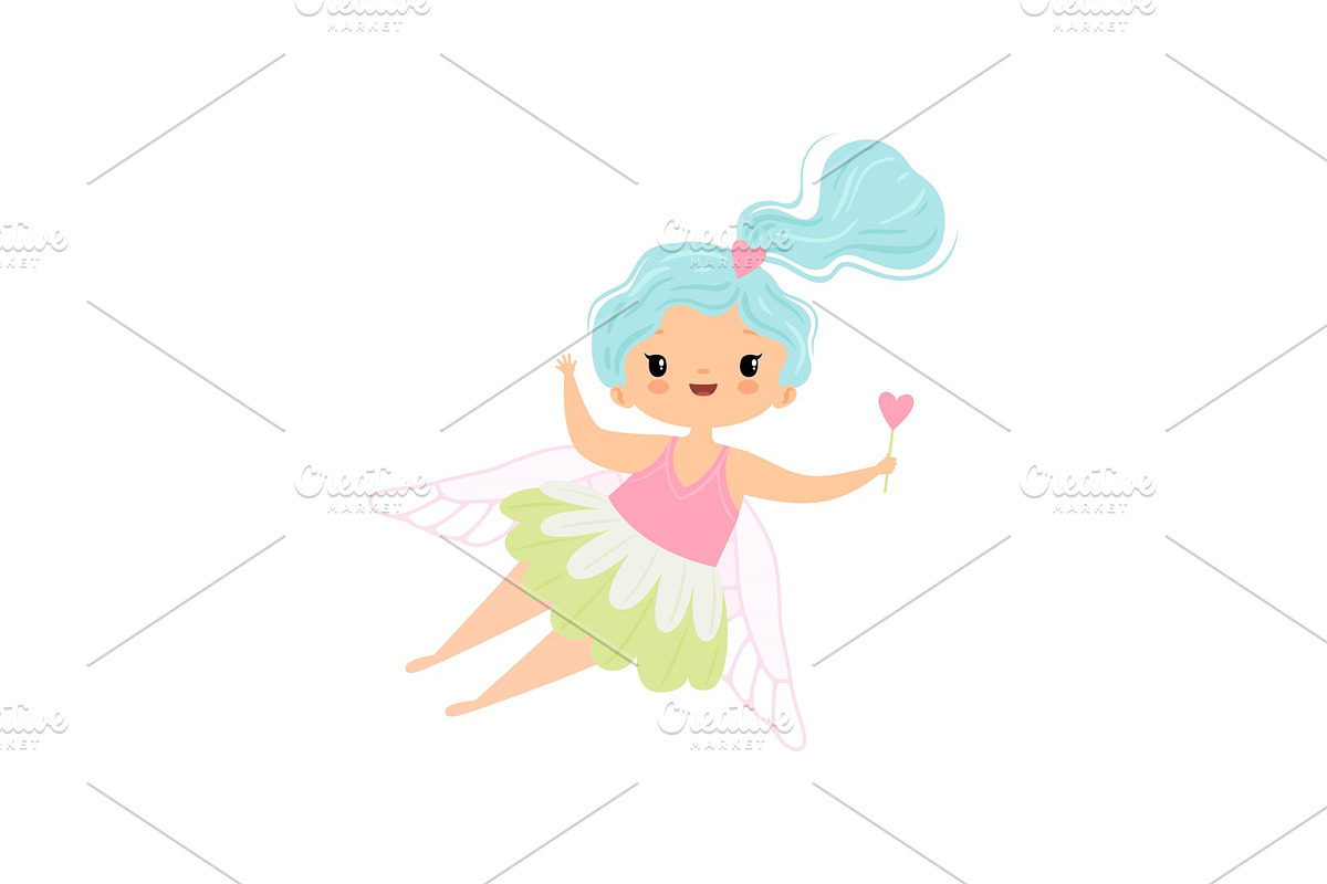 Lovely Little Winged Fairy with in Illustrations - product preview 8
