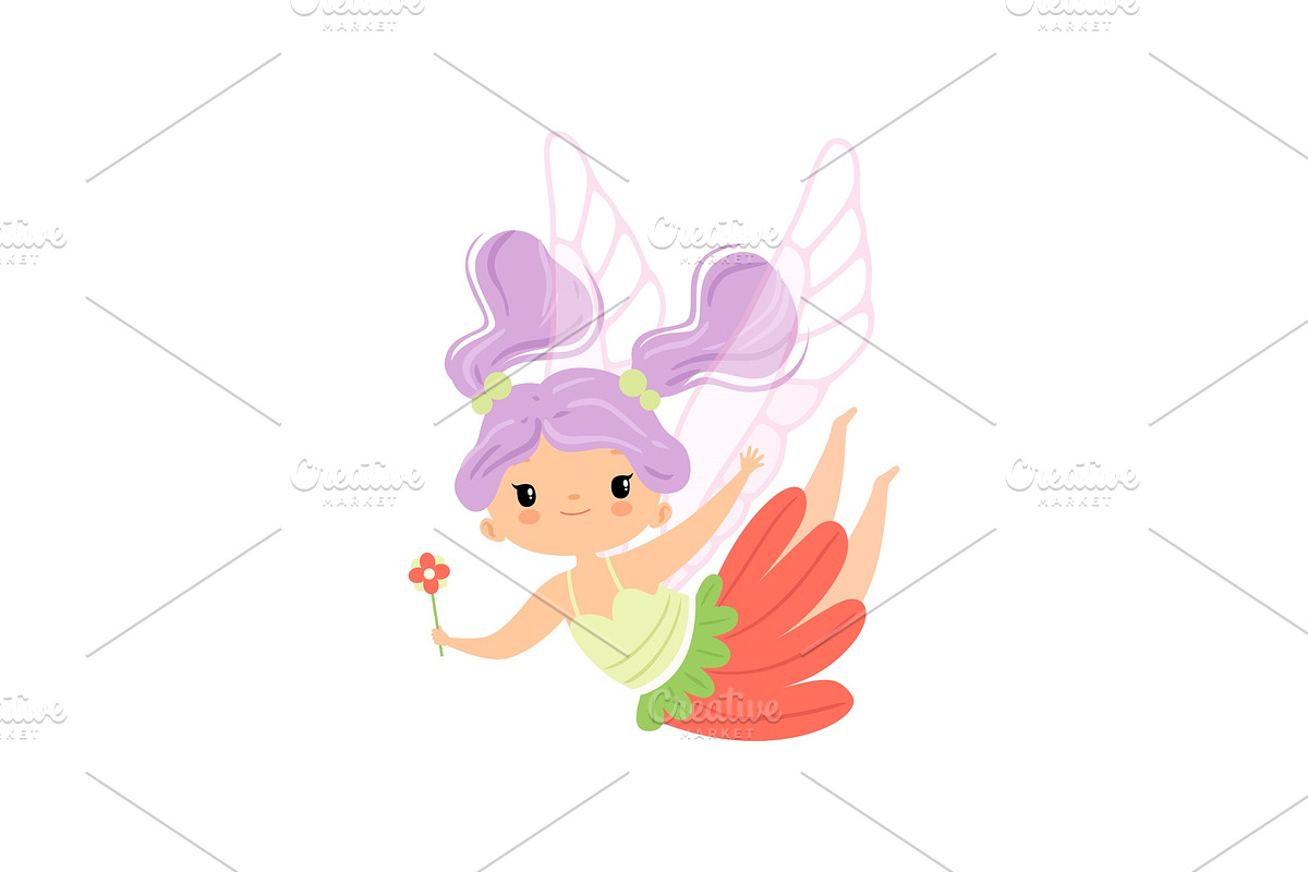 Lovely Little Winged Fairy with in Illustrations - product preview 8