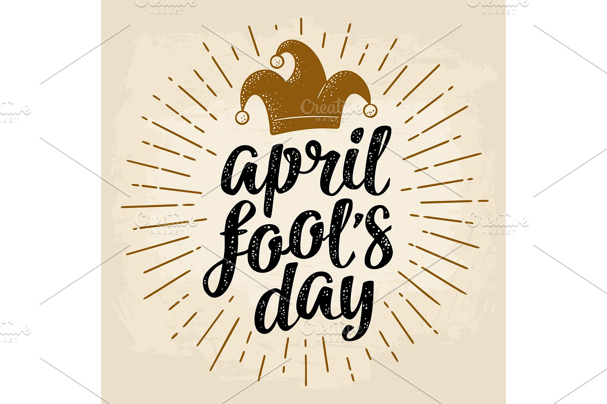 April fool's day calligraphic in Illustrations - product preview 8