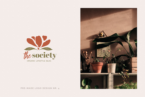 Organic Botanicals & Logo Designs in Illustrations - product preview 15