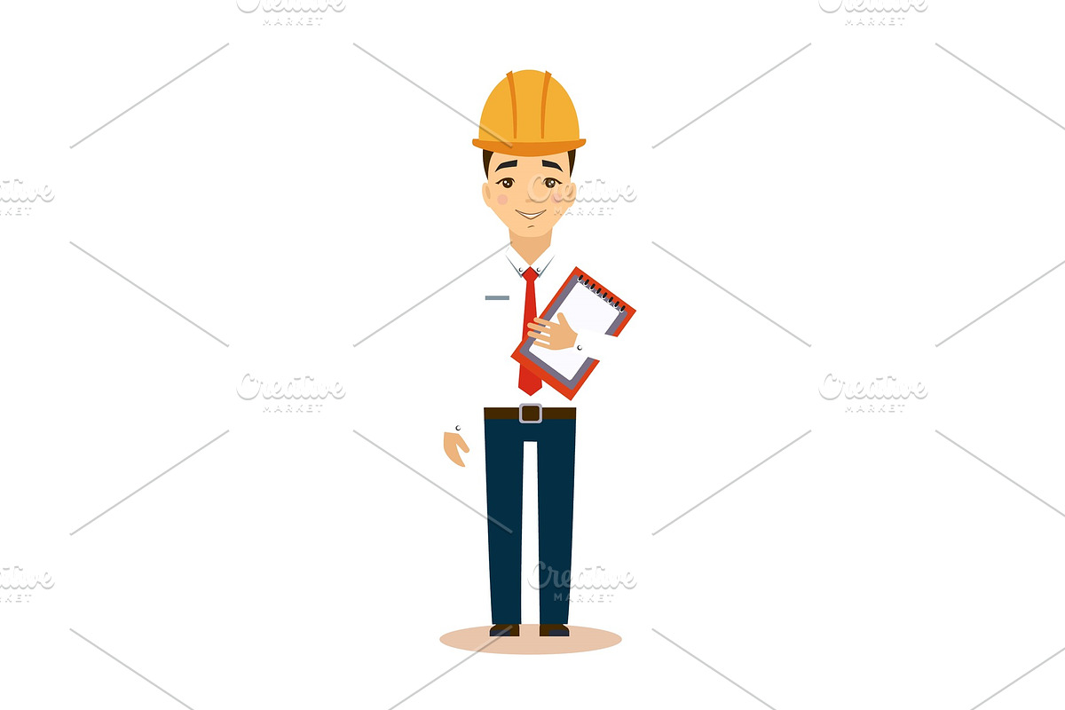 Engineer Vector Illustration. in Illustrations - product preview 8