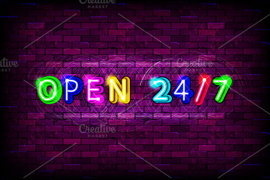 Open 24 7 hours