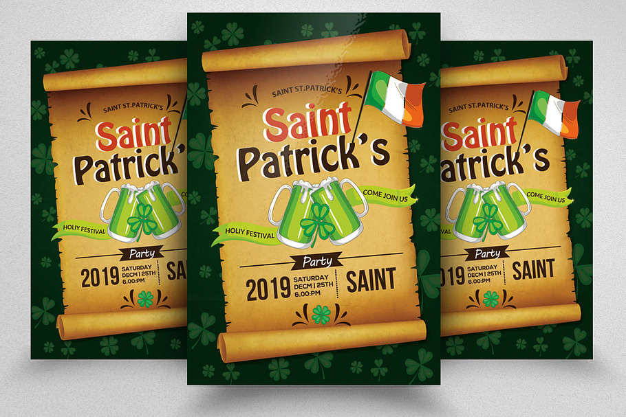 St. Patrick's Psd Flyer Templates in Flyer Templates - product preview 8
