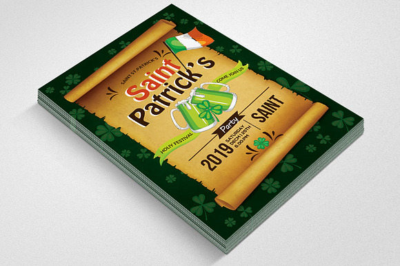 St. Patrick's Psd Flyer Templates in Flyer Templates - product preview 1