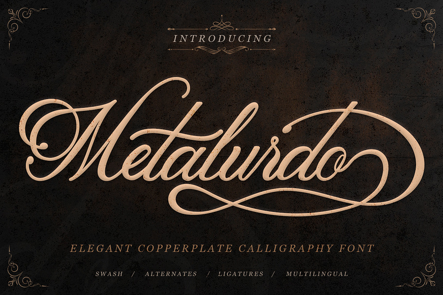 Metalurdo Calligraphy in Calligraphy Fonts - product preview 8