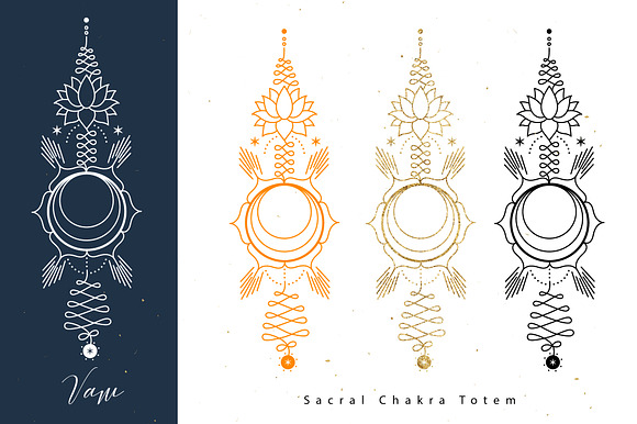 Chakras Totems. Pro in Illustrations - product preview 2