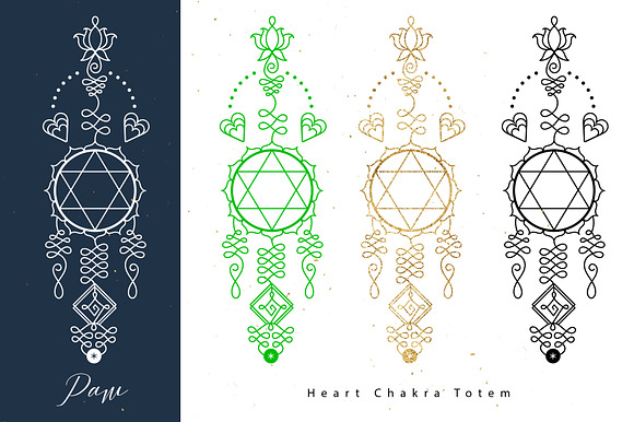 Chakras Totems. Pro in Illustrations - product preview 4