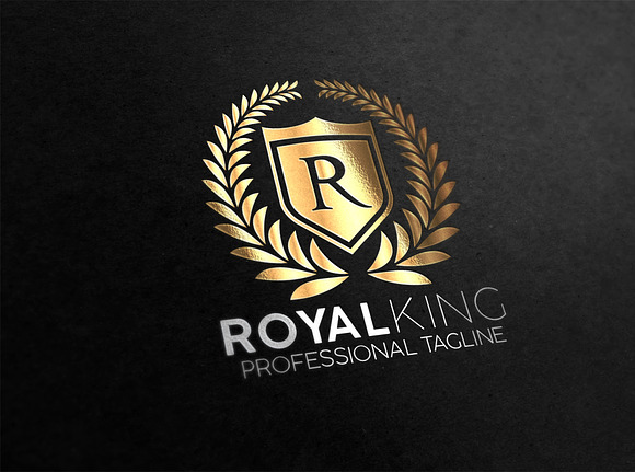 Royal King Vintage Letter R Logo in Logo Templates - product preview 1