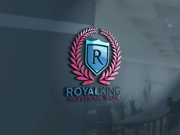 Royal King Vintage Letter R Logo in Logo Templates - product preview 2