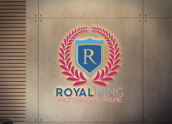 Royal King Vintage Letter R Logo in Logo Templates - product preview 4