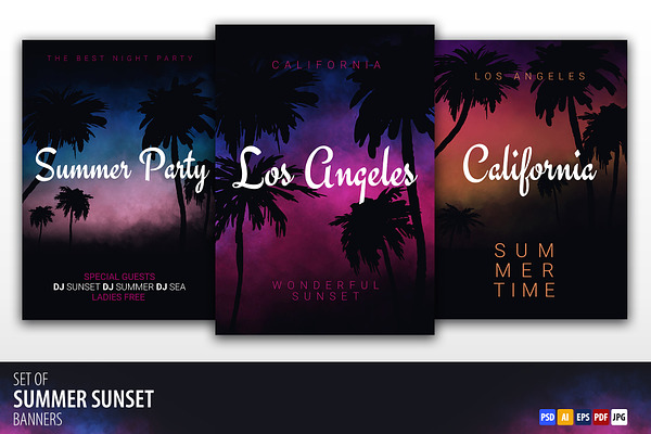 Summer Sunset posters