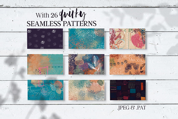 Inky Abstract Patterns & PS Stamps in Add-Ons - product preview 1