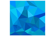 Moonstone Blue Abstract Low Polygon