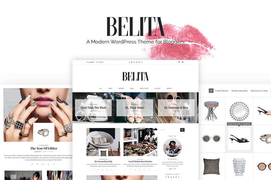 Belita - Fashion WordPress Theme in WordPress Blog Themes - product preview 8