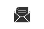 Email black icon