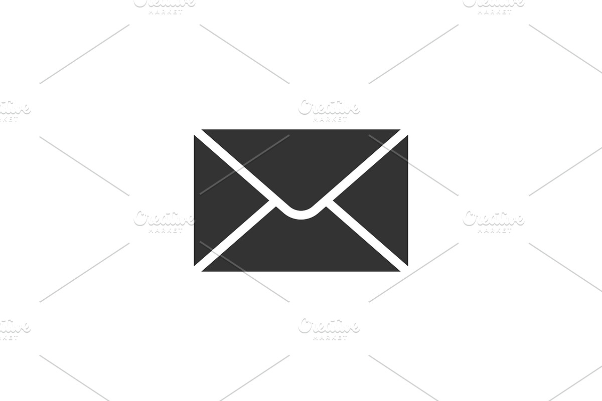 Envelope black icon in Icons - product preview 8