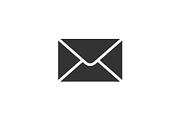Envelope black icon