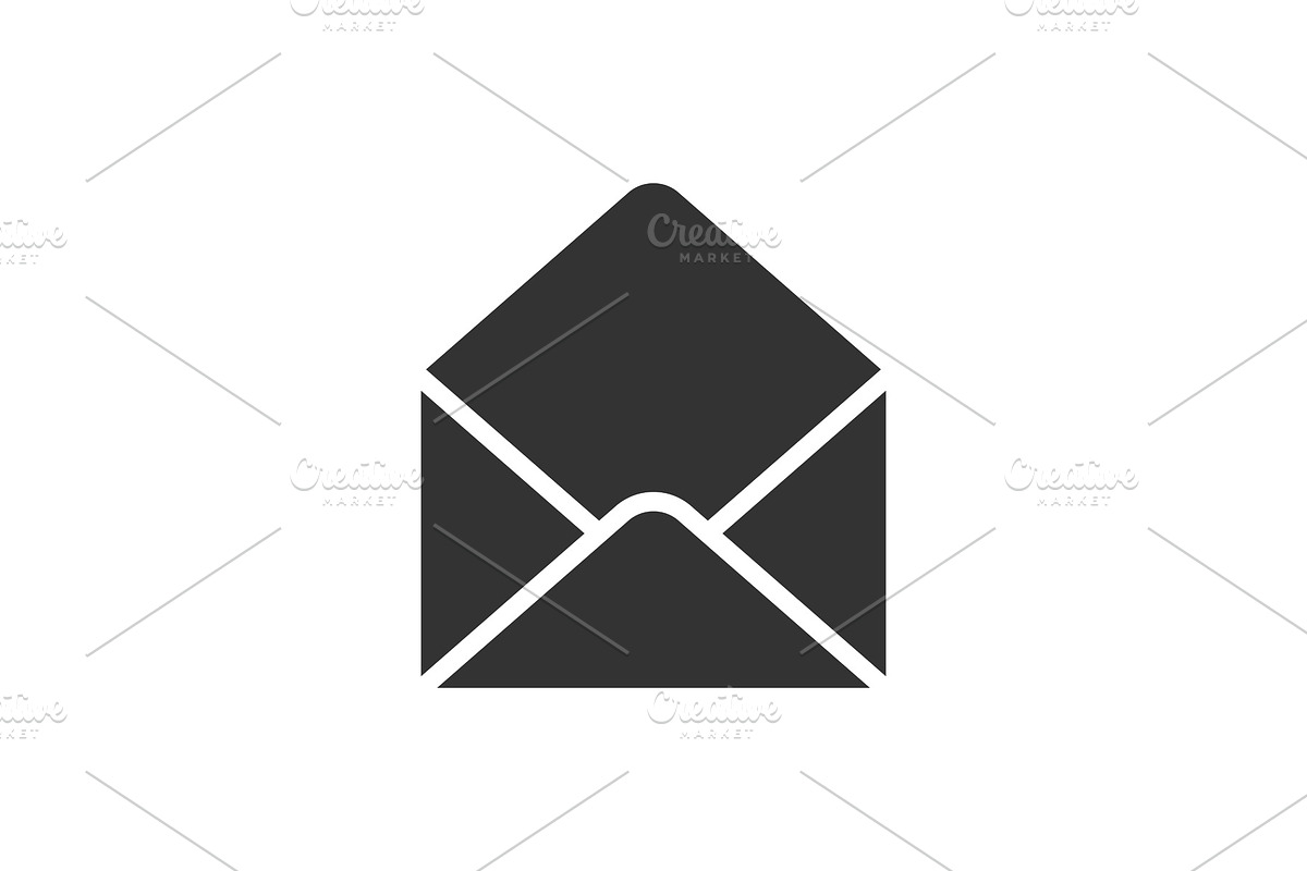 Empty envelope icon in Icons - product preview 8