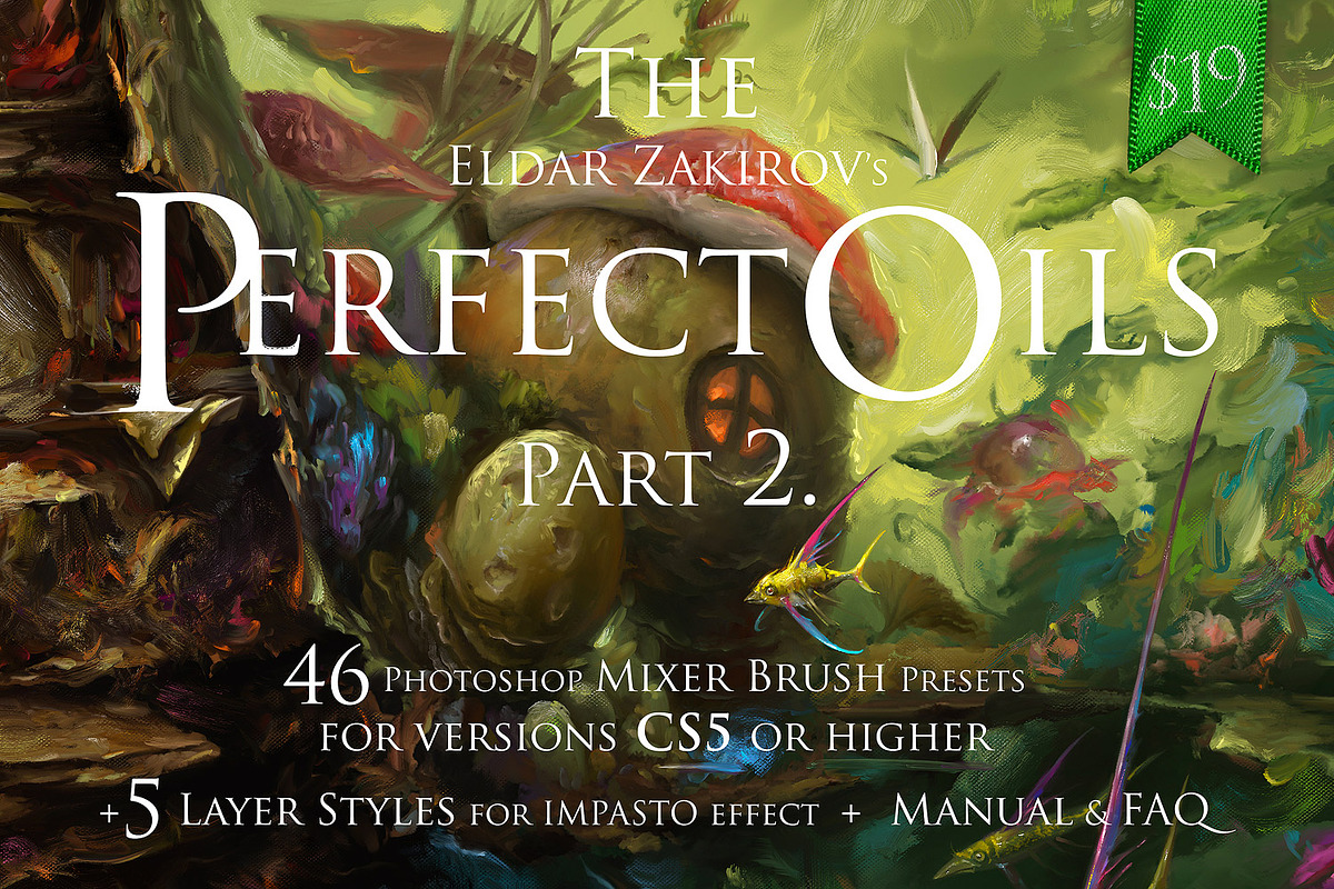 The Perfect Oils2. 46+ Mixer Brushes in Add-Ons - product preview 8