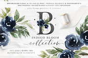 Indigo Bloom Watercolor Collection