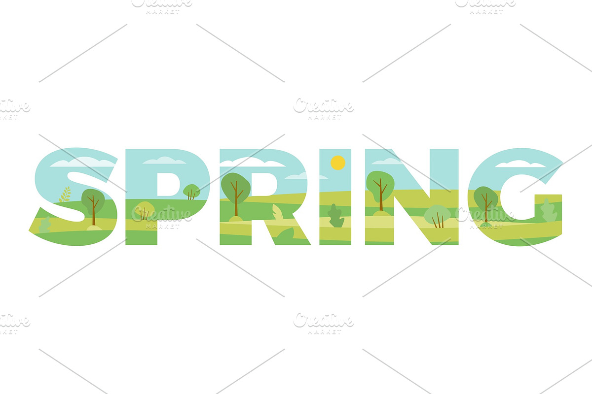 Spring Illustration in the double in Illustrations - product preview 8