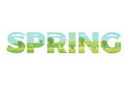 Spring Illustration in the double