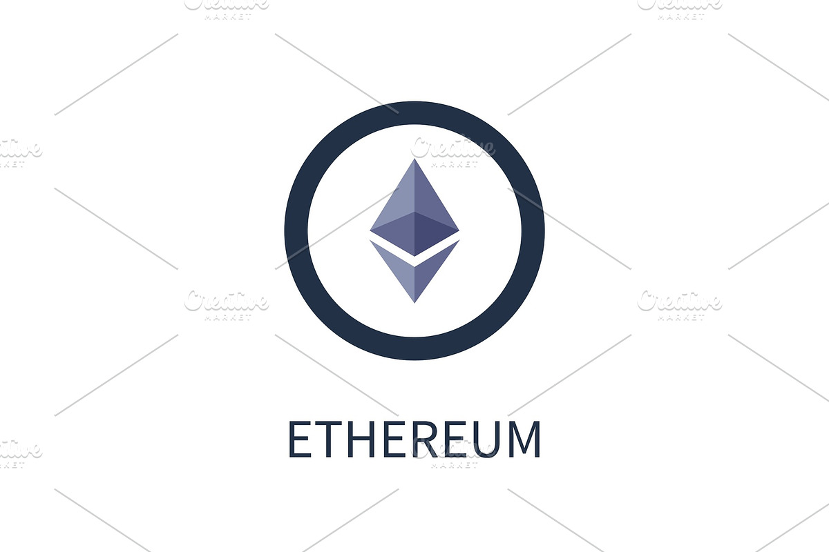 Ethereum Cryptocurrency Icon Vector in Illustrations - product preview 8