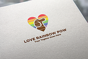 Love Rainbow  Pow Logo