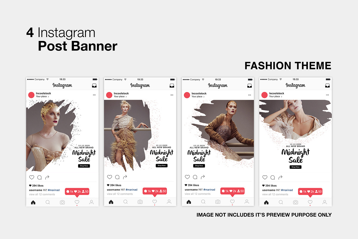 Fashion Instagram Post in Instagram Templates - product preview 8
