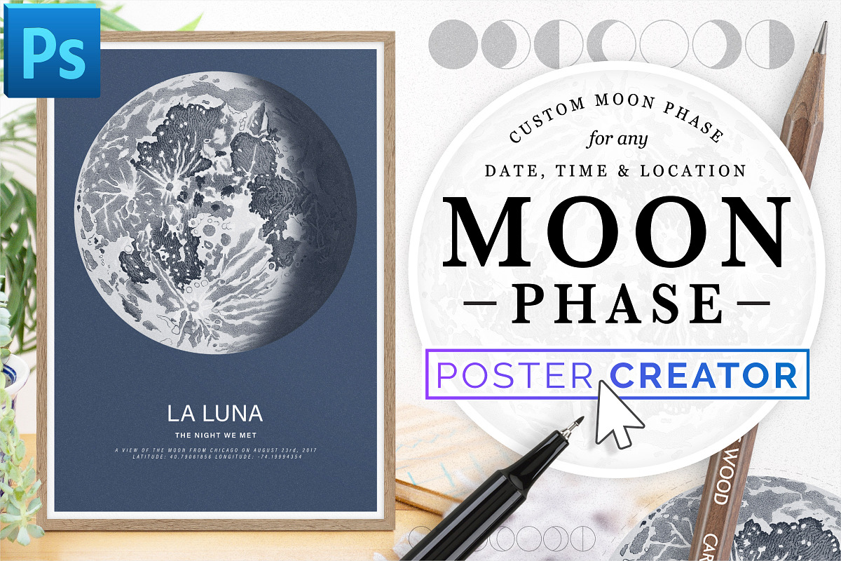 Lunar Phase Poster Creator in Add-Ons - product preview 8