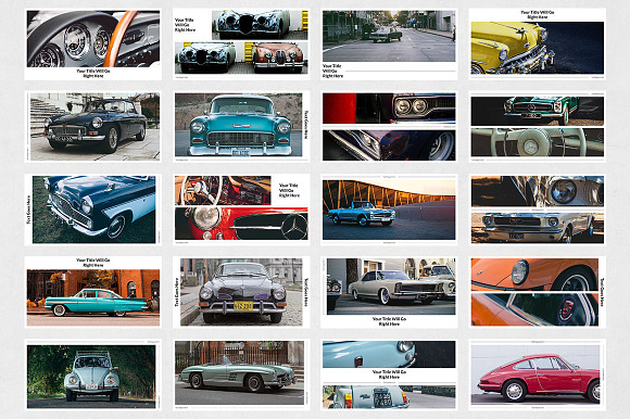 Classic Cars Facebook Posts in Facebook Templates - product preview 6