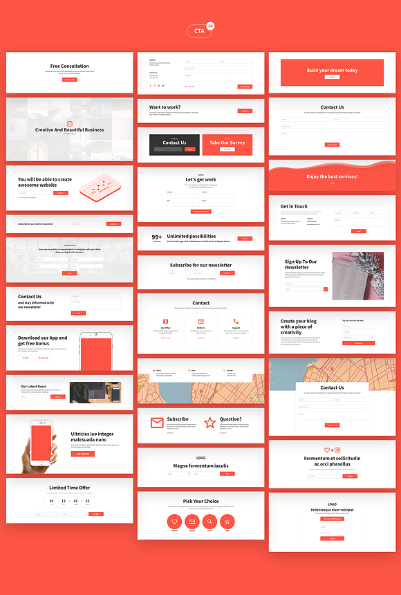 ARON Web UI Kit in UI Kits and Libraries - product preview 13
