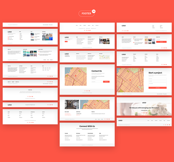 ARON Web UI Kit in UI Kits and Libraries - product preview 14