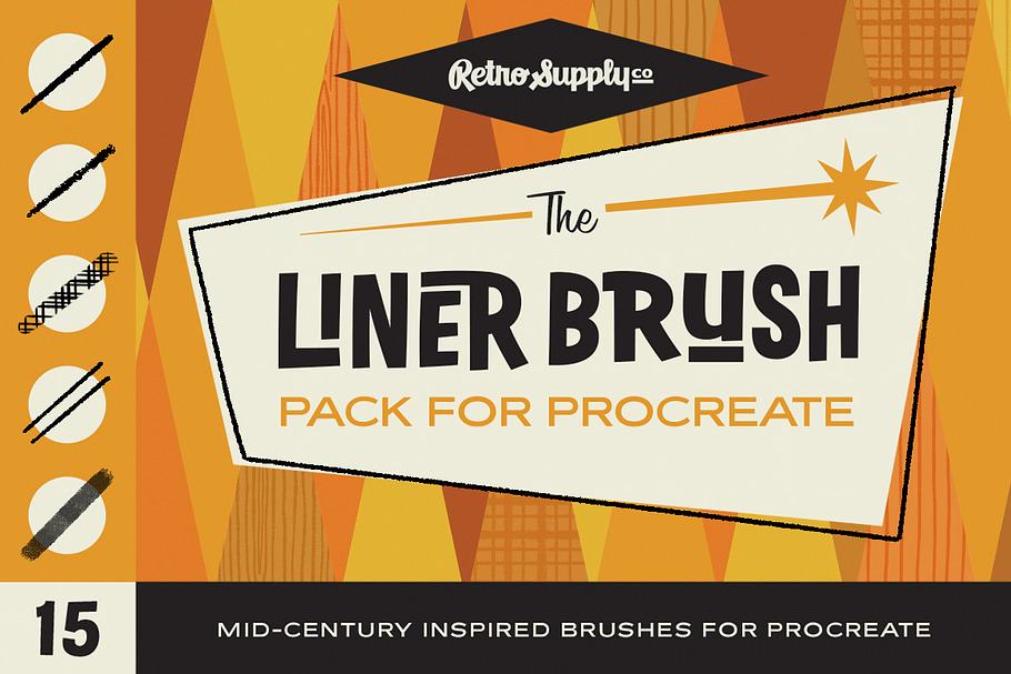 The Liner Brush Pack for Procreate in Add-Ons - product preview 8