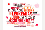 Leukemia medical poster