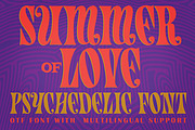 Summer of Love Psychedelic Font