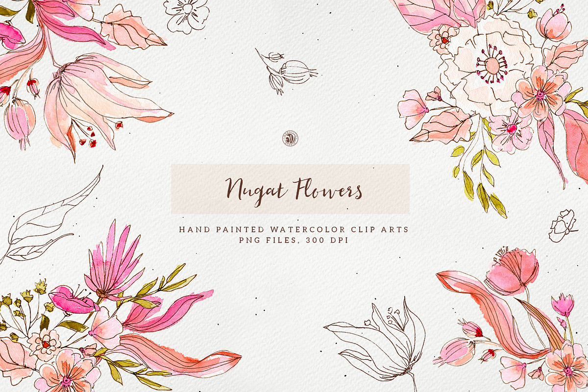 Nugat Flowers in Illustrations - product preview 8