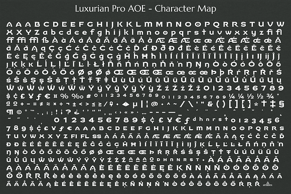 Luxurian Pro AOE Family in Serif Fonts - product preview 2