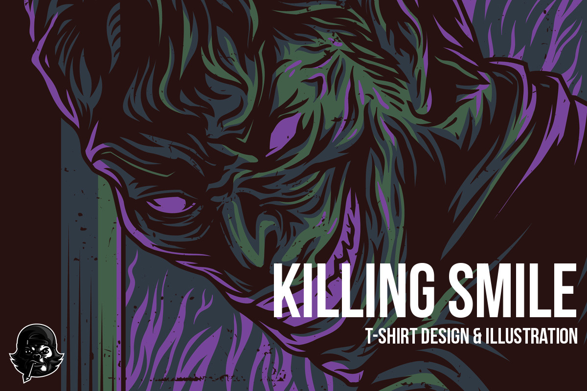 Killing Smile Illustration in Illustrations - product preview 8