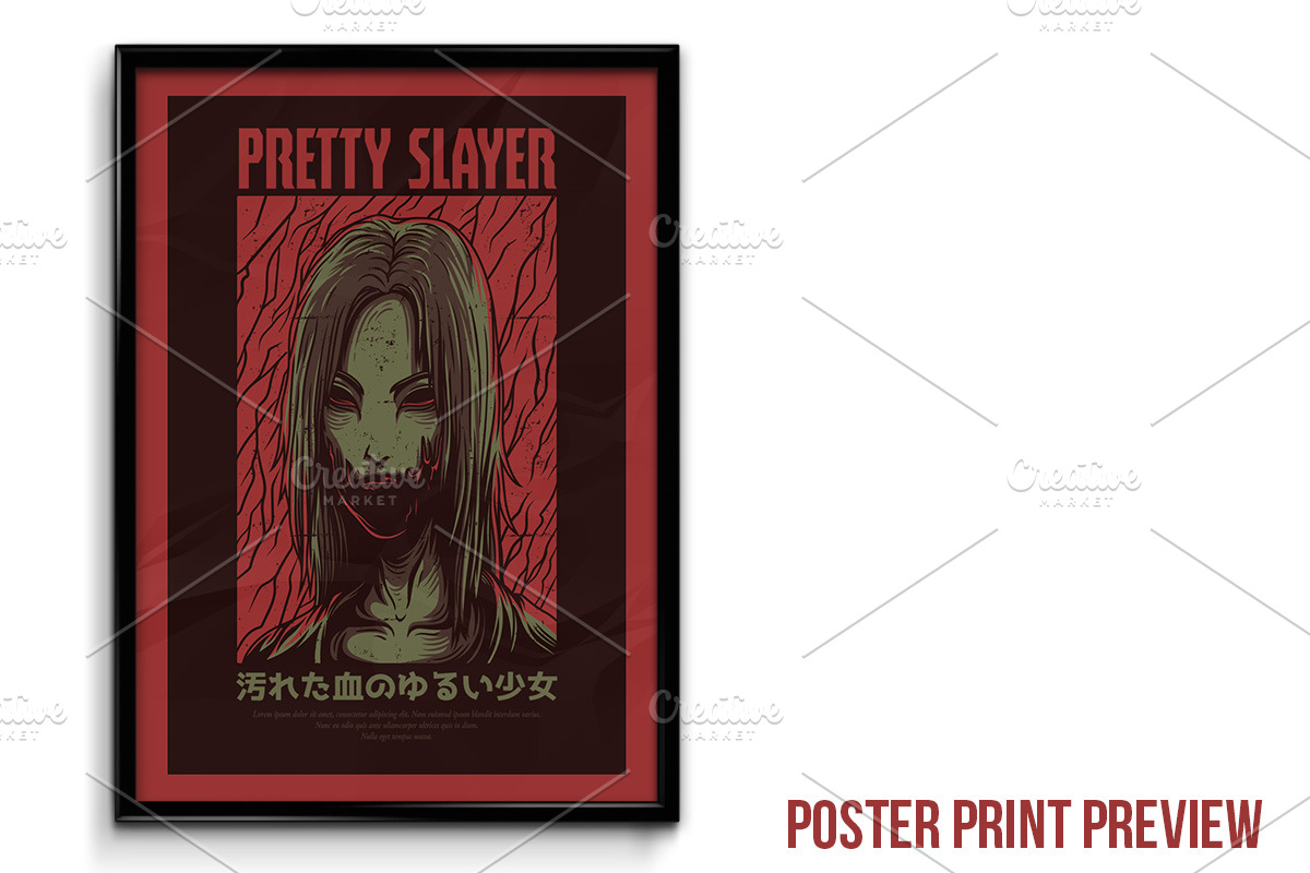 Pretty Slayer Illustration in Illustrations - product preview 8