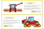 Combine Tractor Agriculture Vector