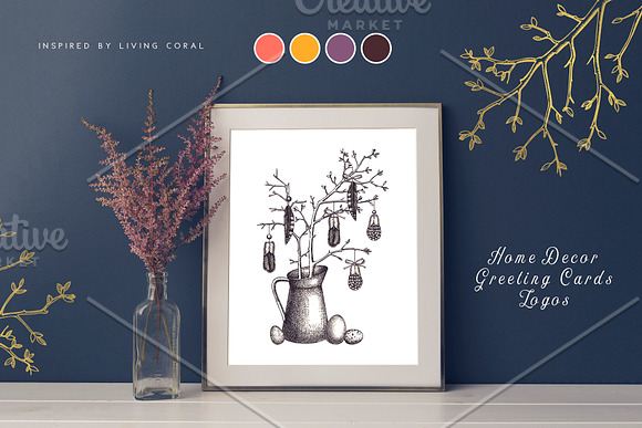 Hand Drawn Easter Design Elements in Objects - product preview 6