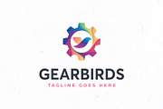 Premium GearBird Logo Template