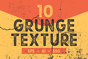 10 Grunge Texture Pack