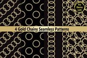 Golden Chains Seamless Set