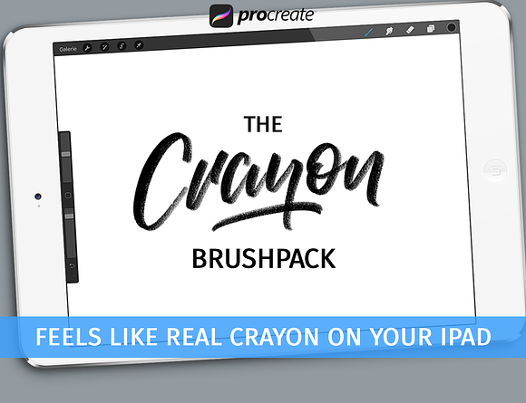 Crayon Brushpack for Procreate App in Photoshop Brushes - product preview 5