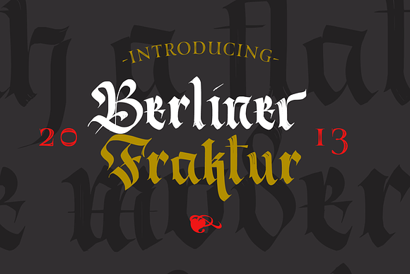 Berliner Fraktur in Blackletter Fonts - product preview 2