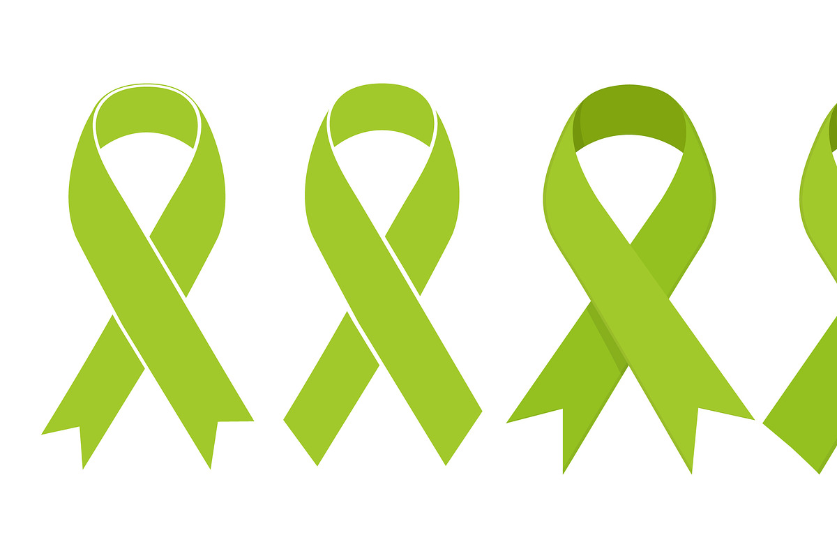 Symbol of Scoliosis. Green ribbon in Icons - product preview 8