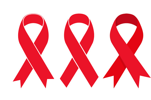Aids Awareness Red Ribbon icon